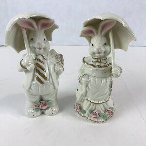 K's Collection Mr. and Mrs. Bunny Figures
